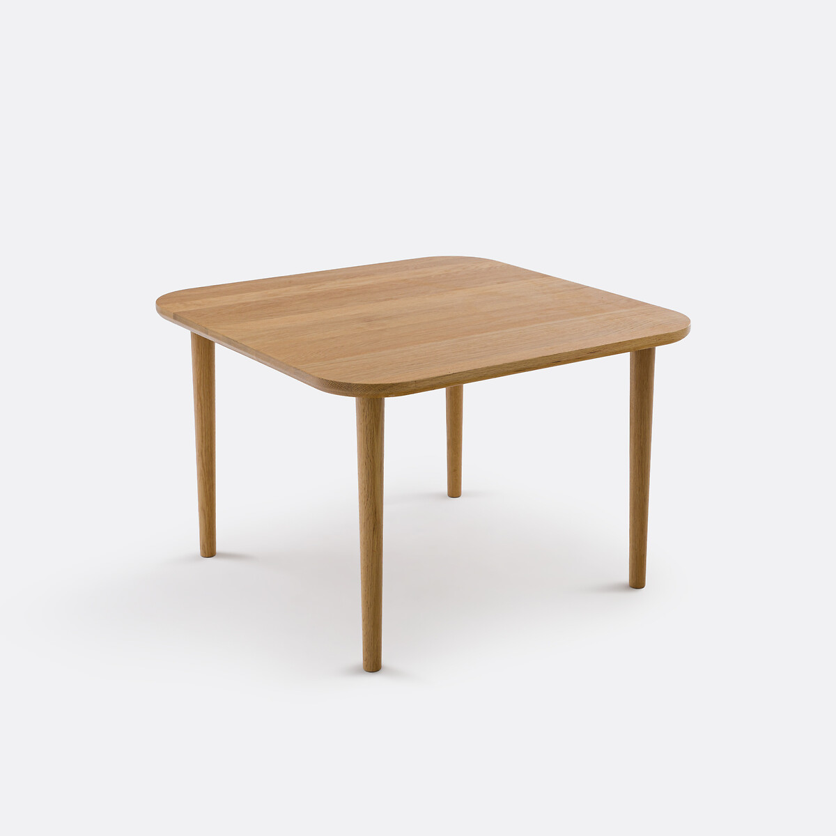 La Redoute Interieurs Χαμηλό τετράγωνο τραπεζάκι από μασίφ ξύλο δρυ Π66 εκ. Μ66xΠ66xΥ43cm