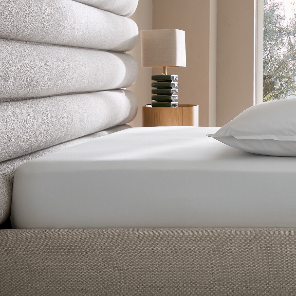 AM.PM Σεντόνι με λάστιχο από βαμβακερό περκάλι με γύρισμα 30 εκ. 90x190 cm