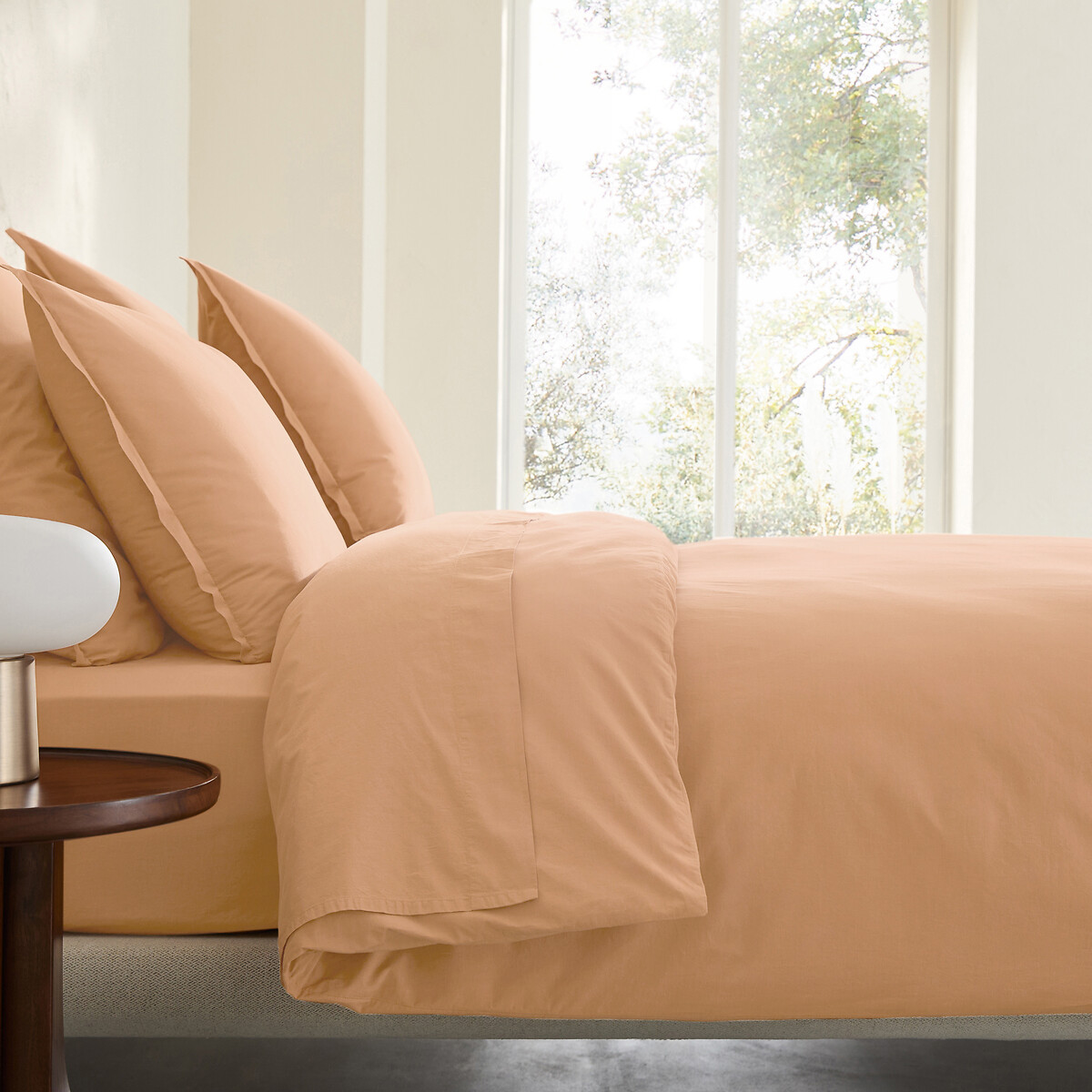 AM.PM Παπλωματοθήκη από προπλυμένο βαμβακερό περκάλι 140x200 cm