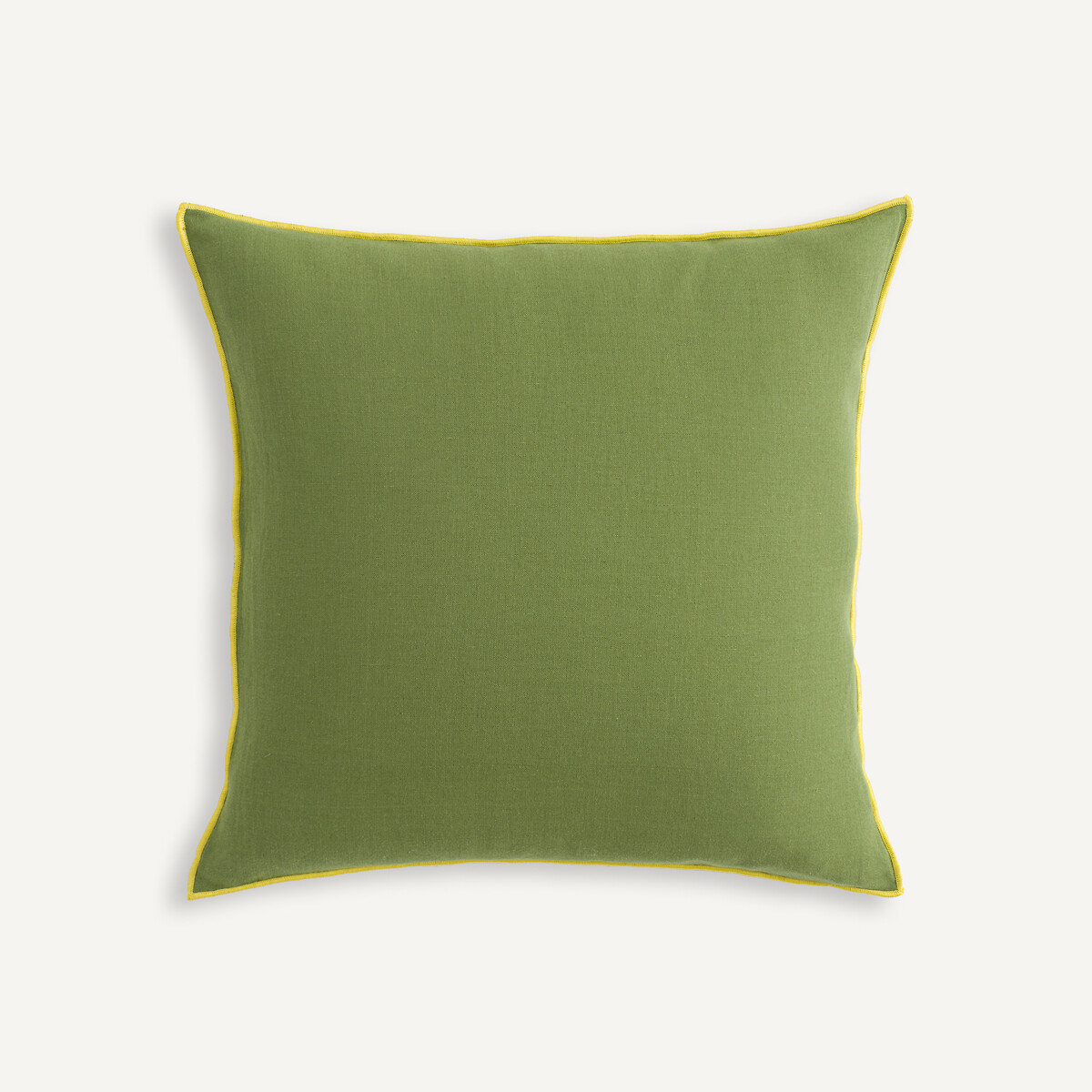 Μαξιλαροθήκη μονόχρωμη από λινό/βαμβάκι 50x50 cm