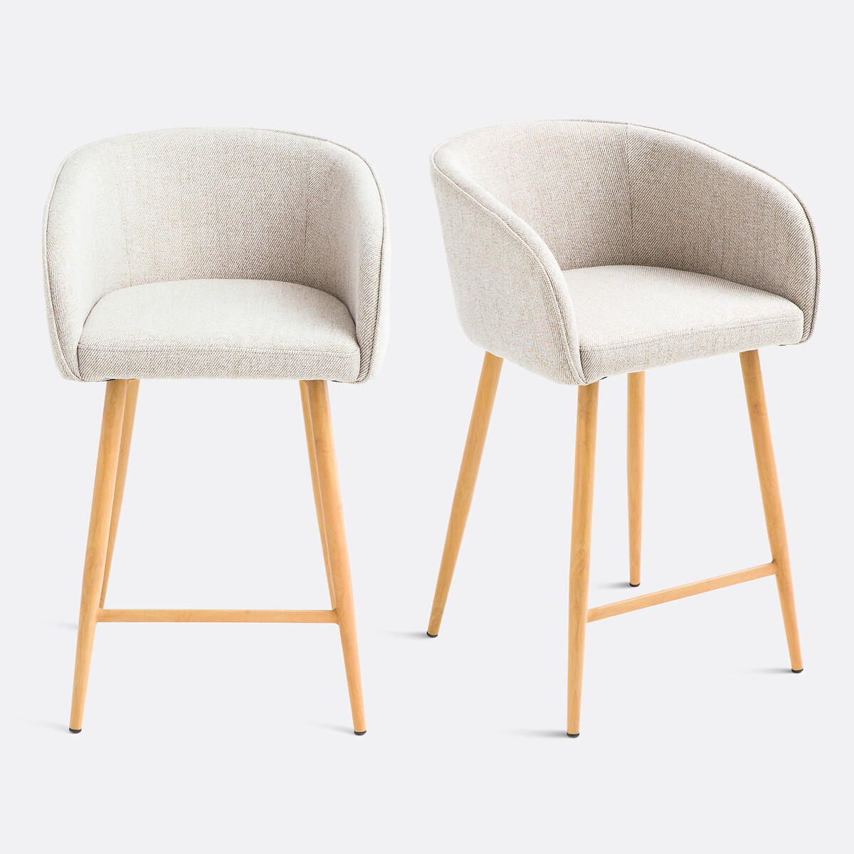 La Redoute Interieurs Σετ 2 πολυθρόνες μπαρ Υ64 εκ. Μ53xΥ87cm