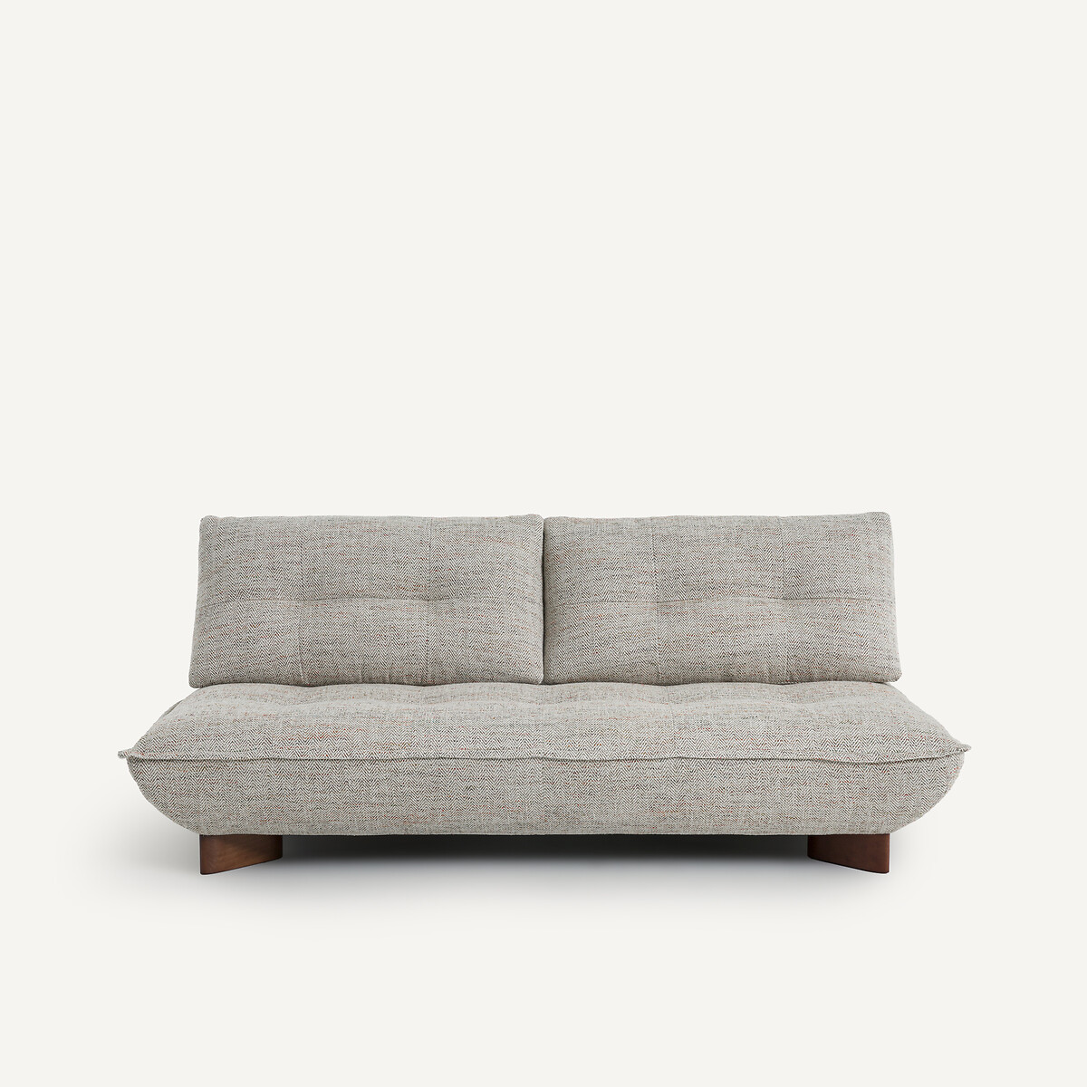 AM.PM Καναπές χωρίς μπράτσα με ταπετσαρία ψαροκόκκαλο Μ138xΠ202xΥ84cm