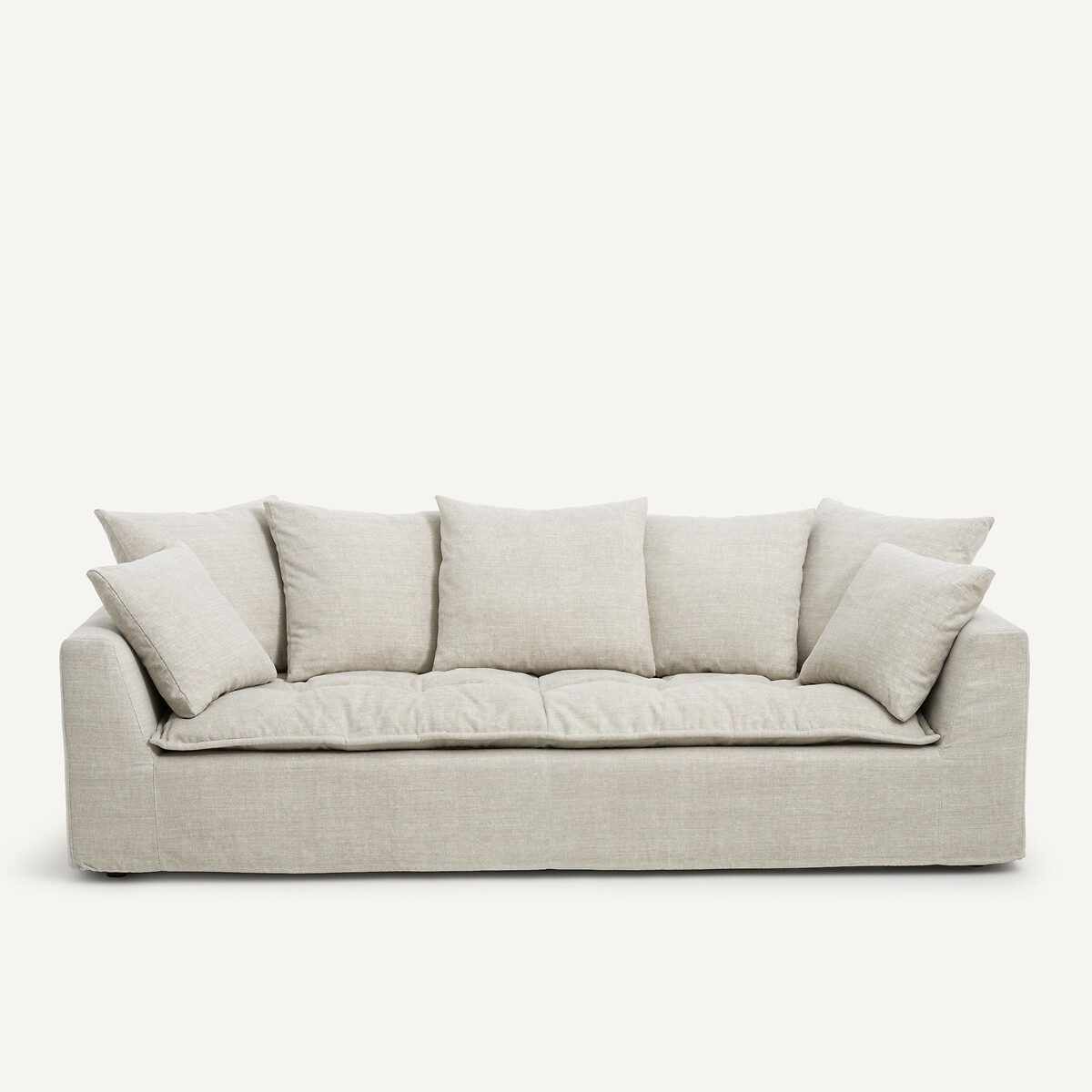 AM.PM Καναπές με ταπετσαρία από βαμβάκι λινό Μ111xΠ213xΥ88cm