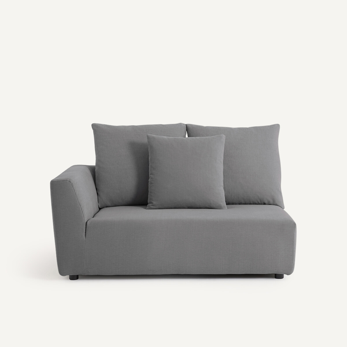 OTTO STUDIO FOR AM.PM Μισός καναπές με ταπετσαρία από βαμβάκι λινό