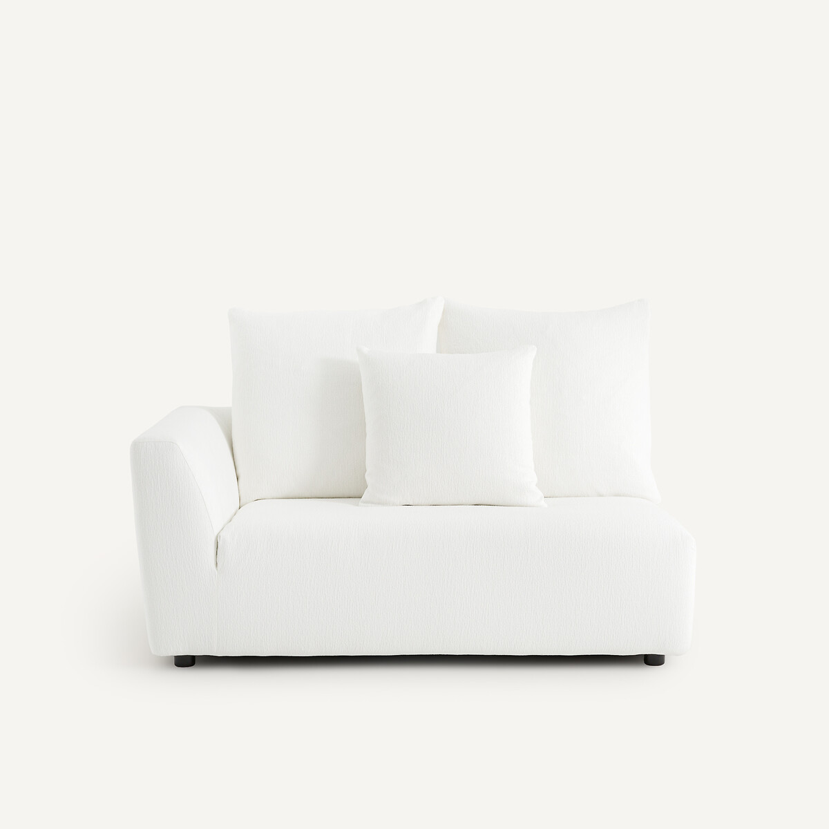 OTTO STUDIO FOR AM.PM Μισός καναπές με ταπετσαρία από βαμβάκι κάνναβη