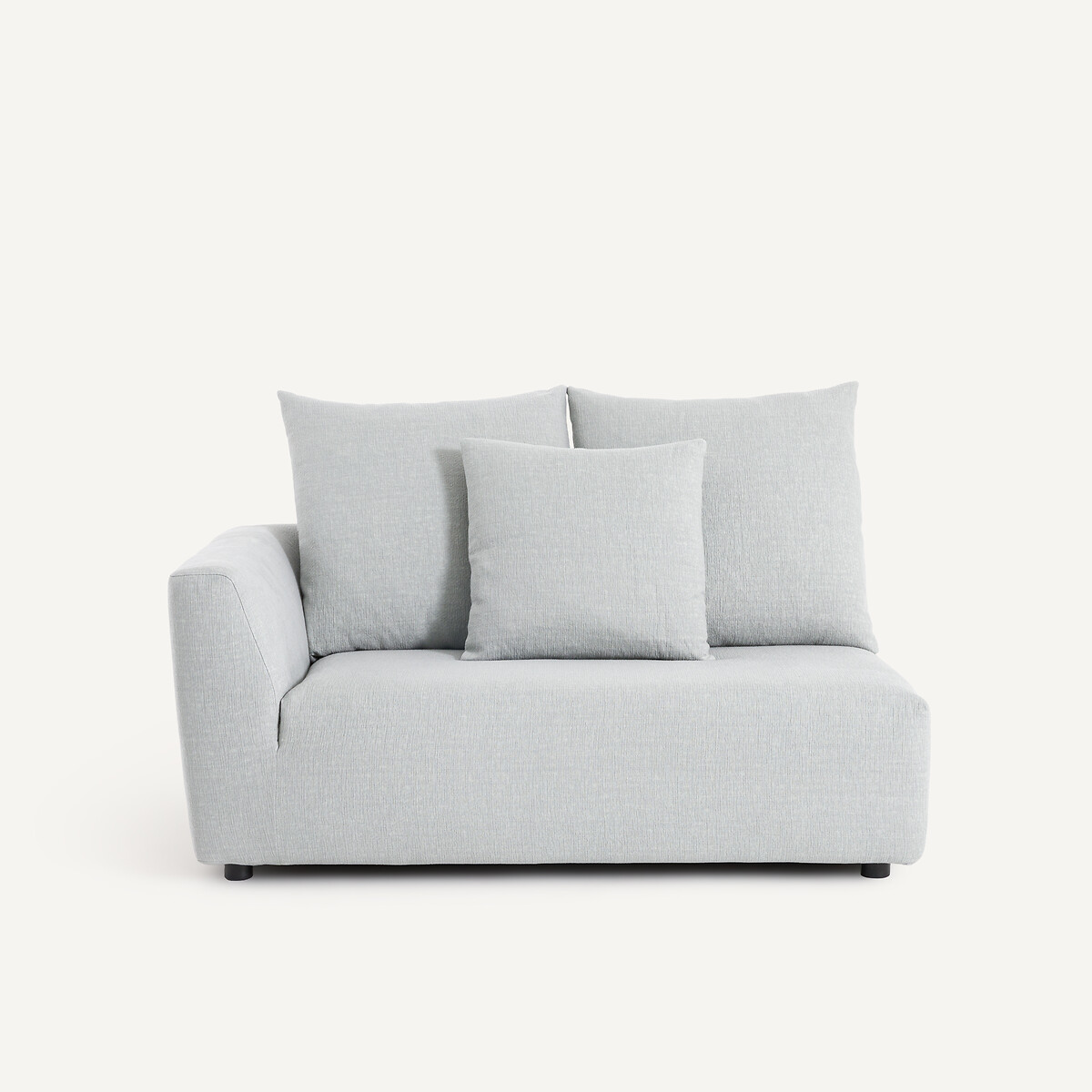 OTTO STUDIO FOR AM.PM Μισός καναπές με ταπετσαρία από βαμβάκι κάνναβη Μ103xΠ152xΥ85cm