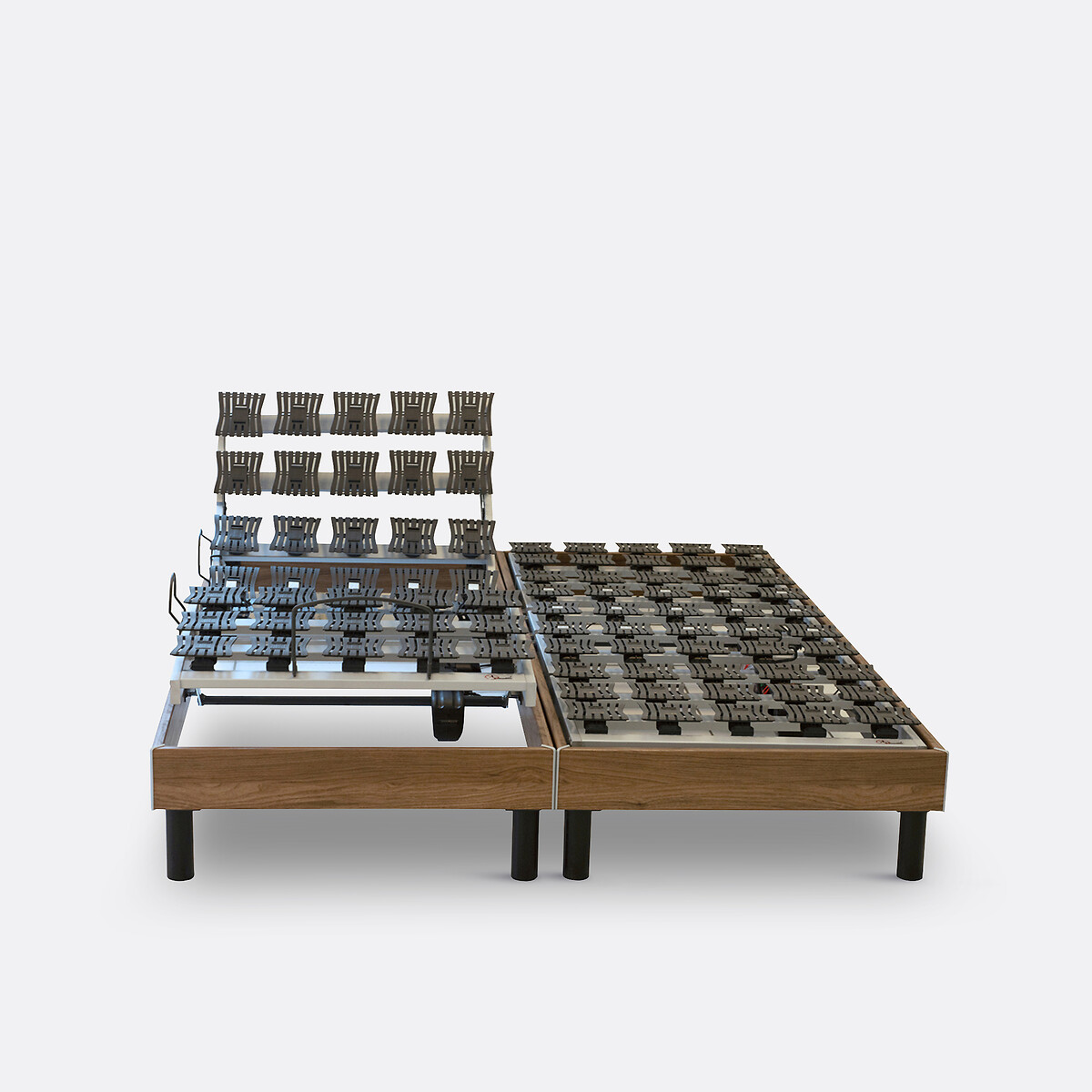 Ηλεκτρική βάση κρεβατιού premium με πέλματα και στρώμα αφρού υψηλής αντοχής 2x70x190cm