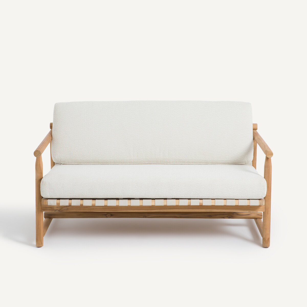 AM.PM Διθέσιος καναπές κήπου από ξύλο teak Μ84xΠ138xΥ71cm