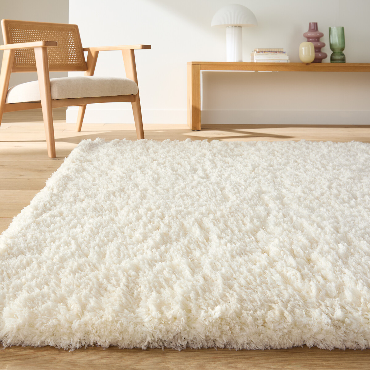 Χαλί shaggy με μάλλινη όψη 120x170 cm Μ120xΠ170cm