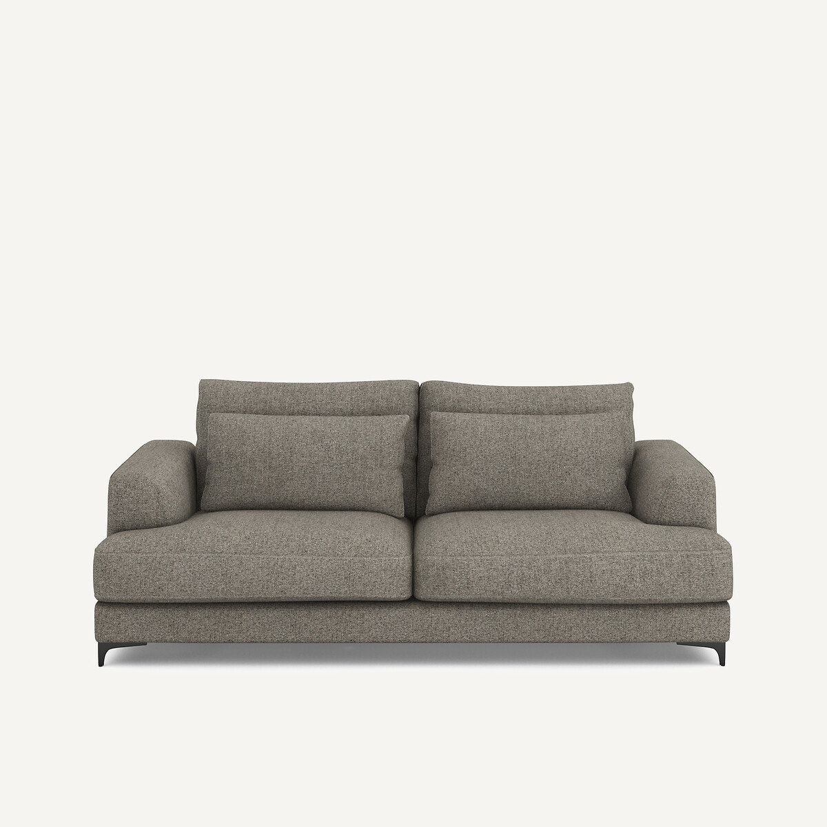 Πτυσσόμενος τριθέσιος καναπές-κρεβάτι με τουίντ ταπετσαρία Μ105xΠ217xΥ83cm