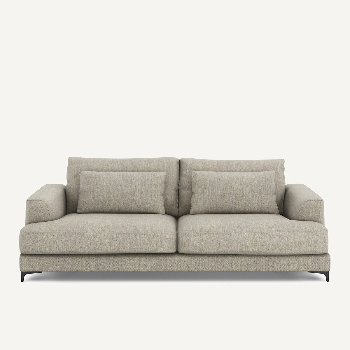 Πτυσσόμενος τετραθέσιος καναπές-κρεβάτι με τουίντ ταπετσαρία Μ105xΠ237xΥ83cm