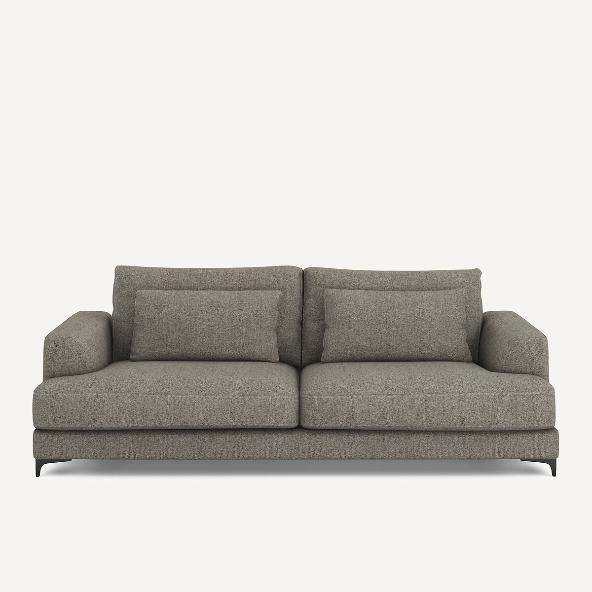 Πτυσσόμενος τετραθέσιος καναπές-κρεβάτι με τουίντ ταπετσαρία Μ105xΠ237xΥ83cm