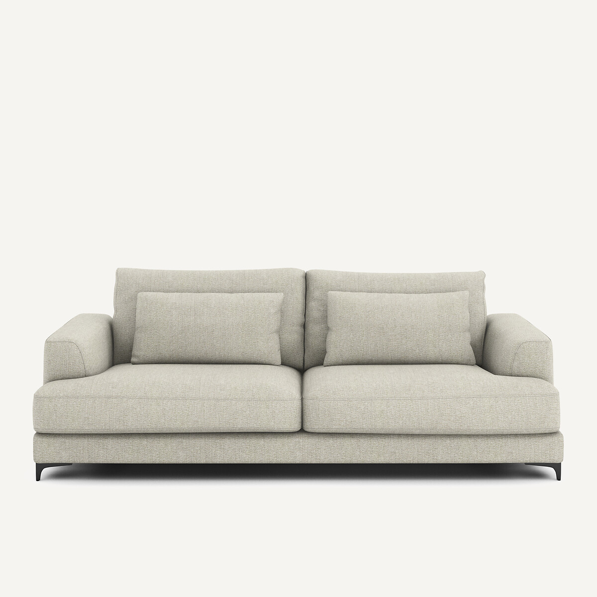 Πτυσσόμενος τετραθέσιος καναπές-κρεβάτι με τουίντ ταπετσαρία Μ105xΠ237xΥ83cm