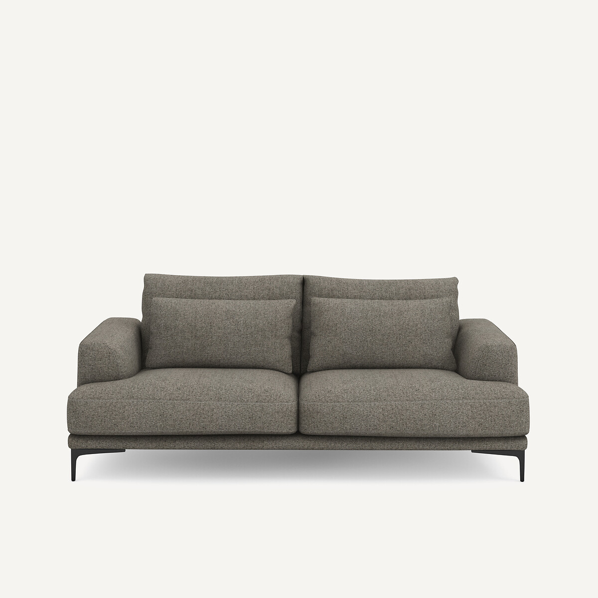 Καναπές 3 θέσεων με τουίντ ταπετσαρία Μ105xΠ217xΥ83cm