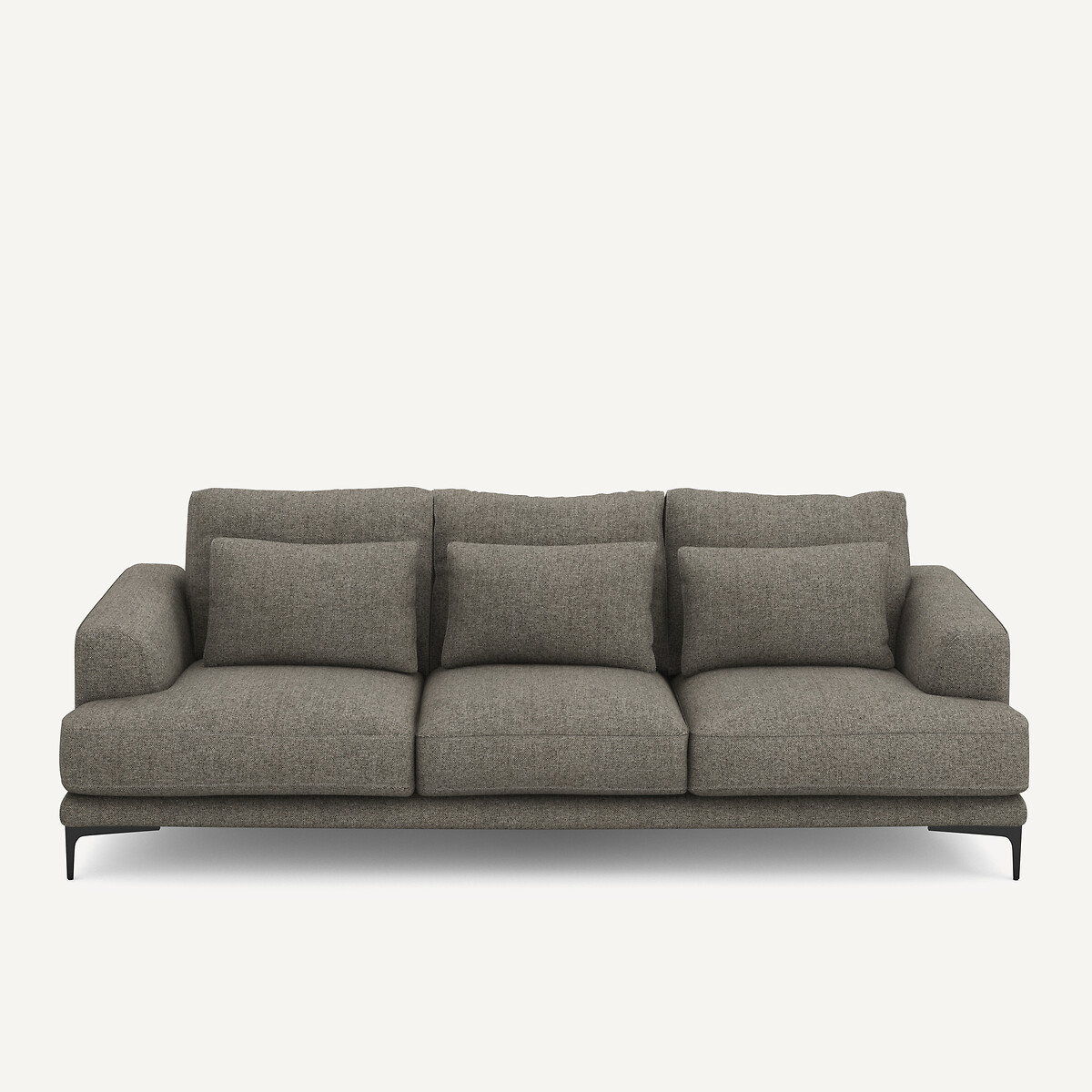 Καναπές 4 θέσεων με τουίντ ταπετσαρία Μ105xΠ247xΥ83cm