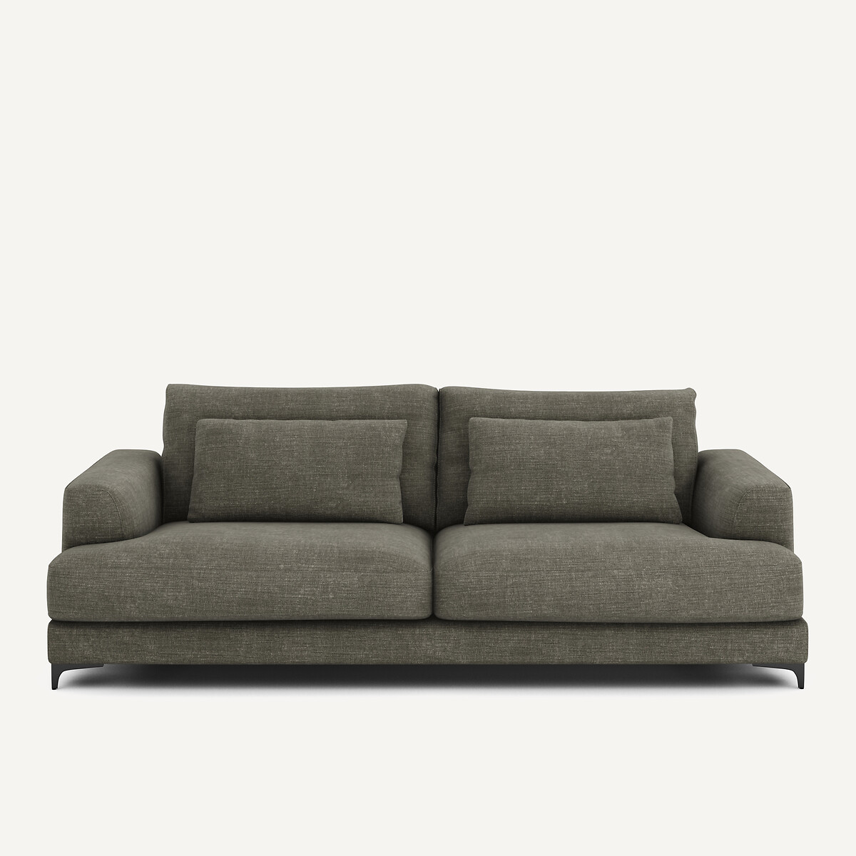 Τετραθέσιος καναπές-κρεβάτι από βαμβάκι και λινό Μ105xΠ237xΥ83cm