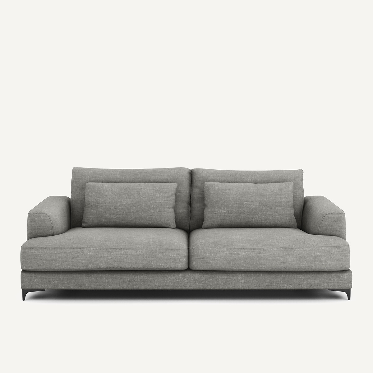 Τετραθέσιος καναπές-κρεβάτι από βαμβάκι και λινό Μ105xΠ237xΥ83cm