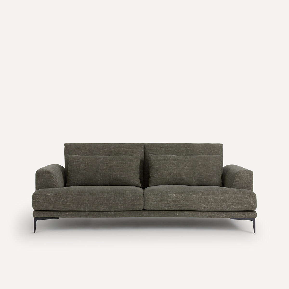 Τριθέσιος καναπές από βαμβάκι λινό Μ105xΠ217xΥ83cm