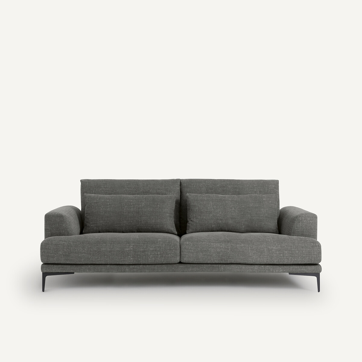 Τριθέσιος καναπές από βαμβάκι λινό Μ105xΠ217xΥ83cm