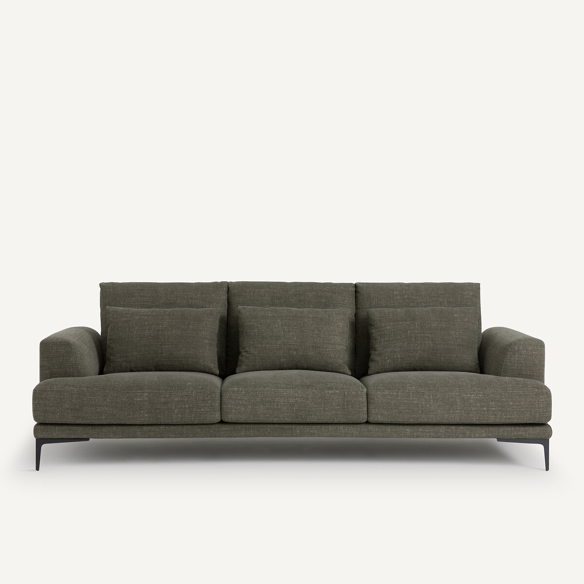 Τετραθέσιος καναπές από βαμβάκι λινό Μ105xΠ247xΥ83cm