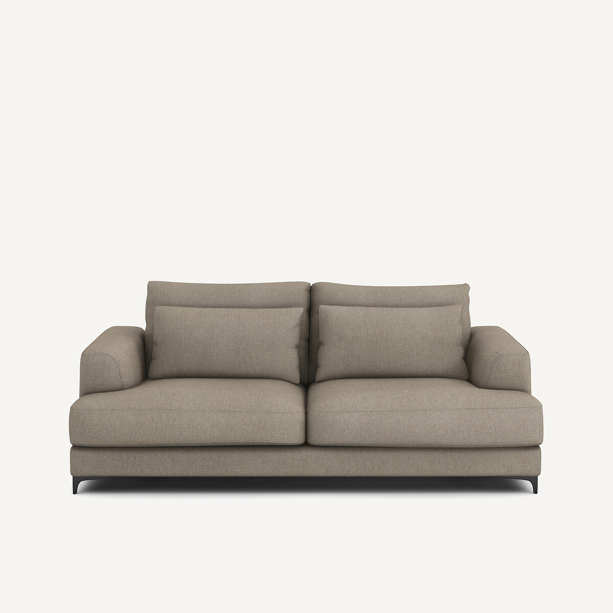 Πτυσσόμενος 3θέσιος καναπές-κρεβάτι με ταπετσαρία από βισκόζη λινό Μ105xΠ217xΥ83cm