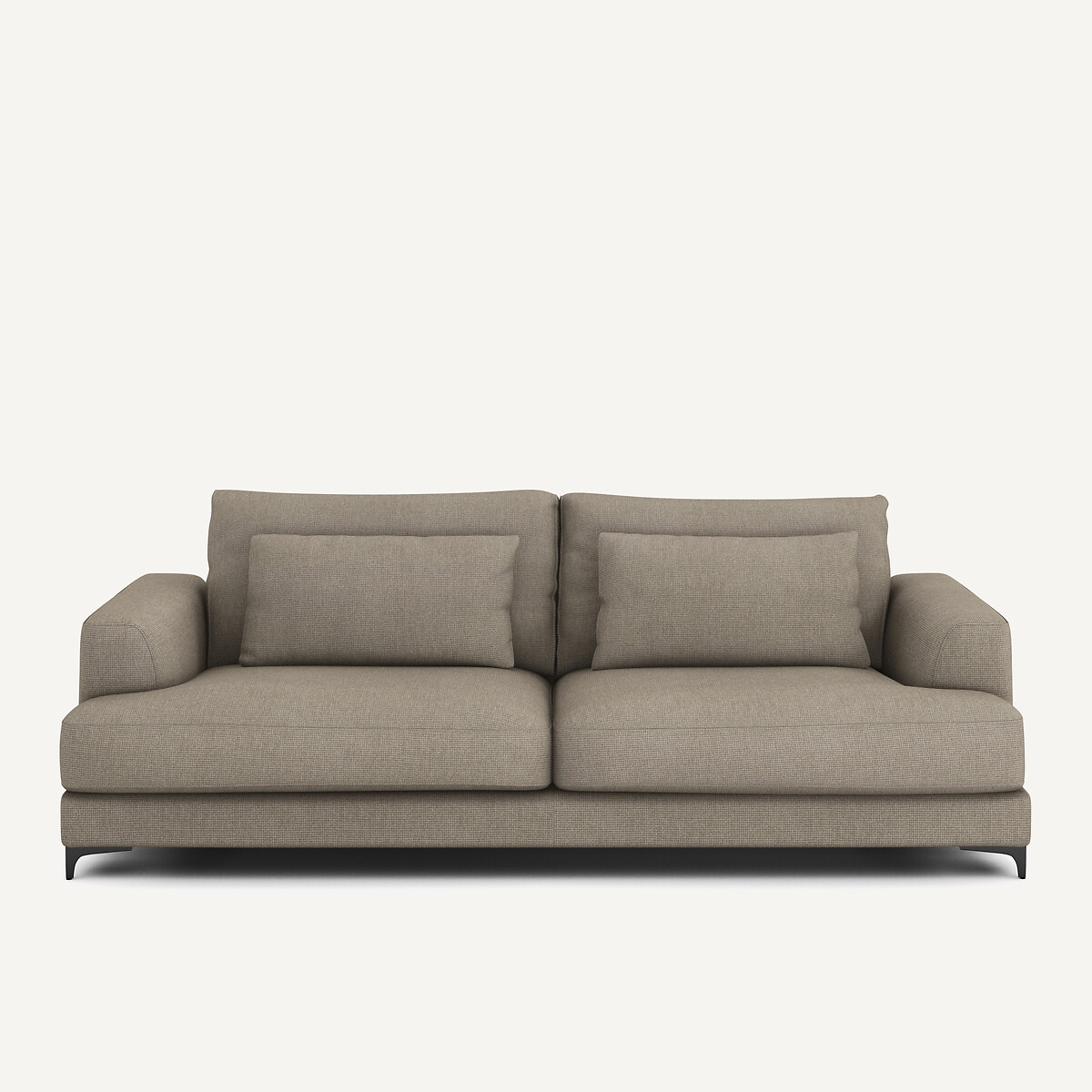 Πτυσσόμενος 4θέσιος καναπές-κρεβάτι με ταπετσαρία από βισκόζη λινό Μ105xΠ237xΥ83cm