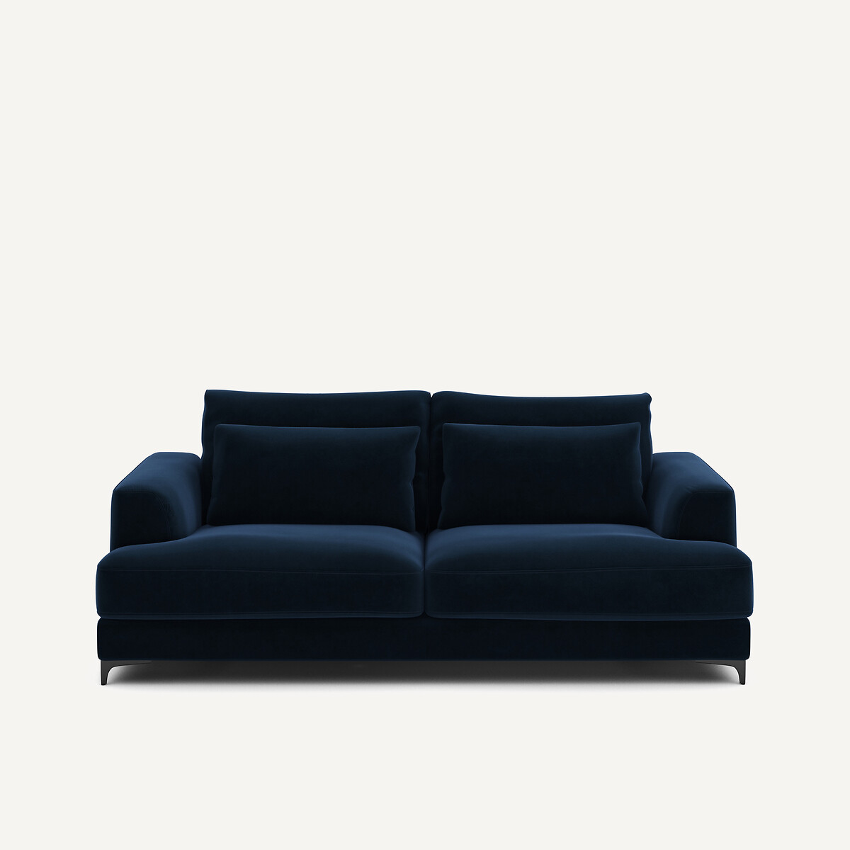 Πτυσσόμενος τριθέσιος καναπές-κρεβάτι με βελούδινη ταπετσαρία Μ105xΠ217xΥ83cm