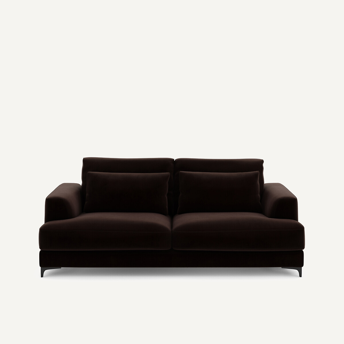 Πτυσσόμενος τριθέσιος καναπές-κρεβάτι με βελούδινη ταπετσαρία Μ105xΠ217xΥ83cm