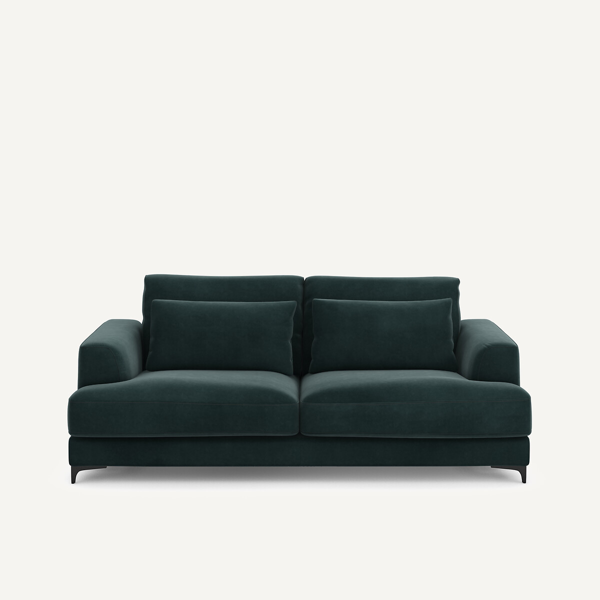 Πτυσσόμενος τριθέσιος καναπές-κρεβάτι με βελούδινη ταπετσαρία Μ105xΠ217xΥ83cm