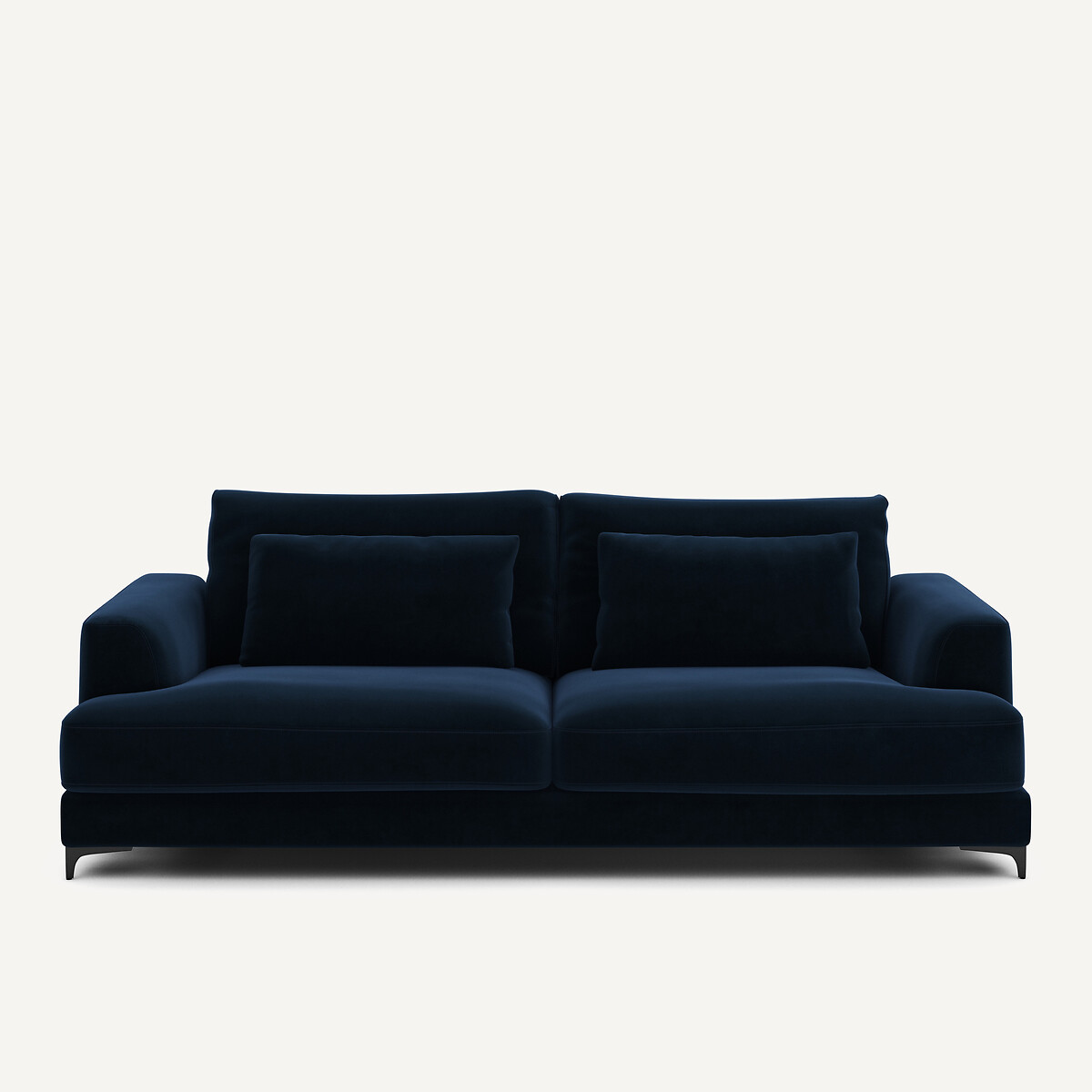 Πτυσσόμενος τετραθέσιος καναπές-κρεβάτι με βελούδινη ταπετσαρία Μ105xΠ237xΥ83cm