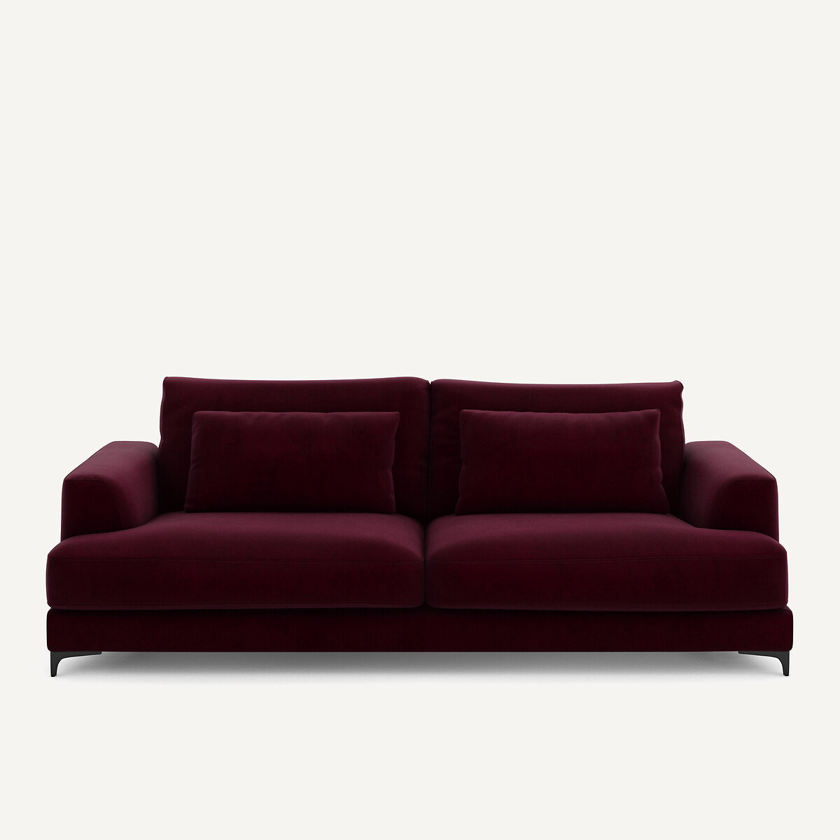 Πτυσσόμενος τετραθέσιος καναπές-κρεβάτι με βελούδινη ταπετσαρία Μ105xΠ237xΥ83cm