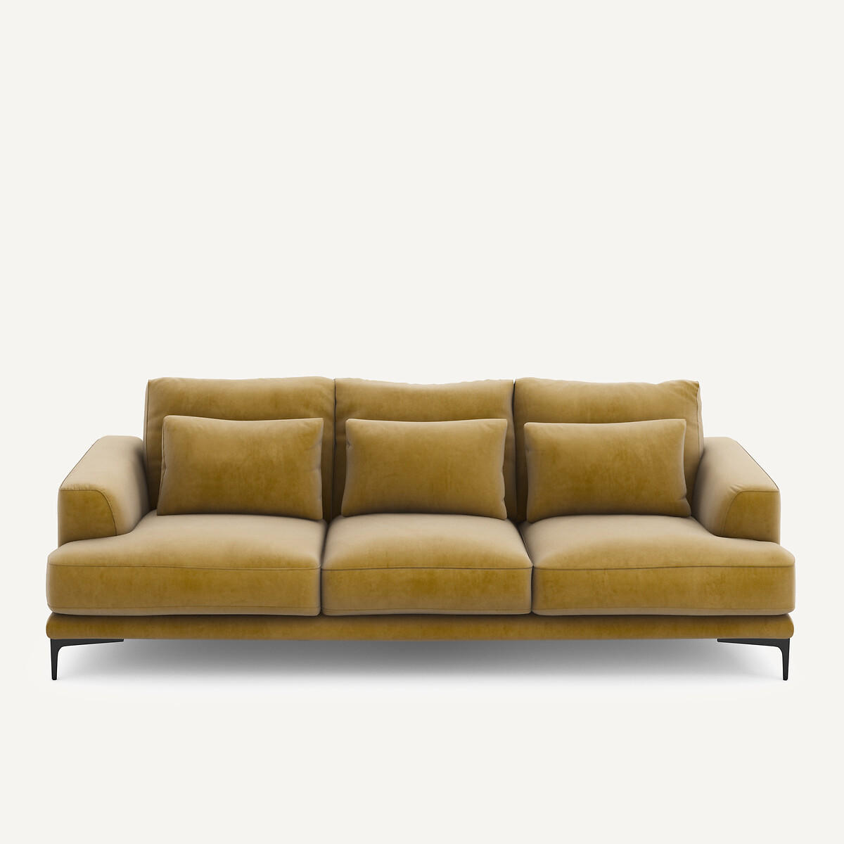 AM.PM Καναπές 4 θέσεων με βελούδινη ταπετσαρία Μ105xΠ247xΥ83cm