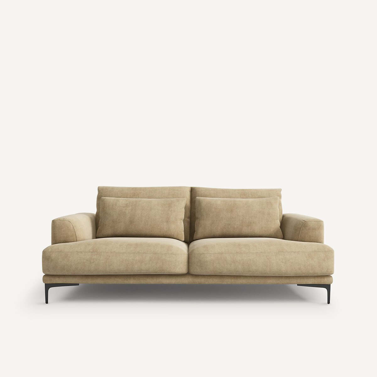 Καναπές 3 θέσεων με βελούδινη ταπετσαρία stonewashed, Marsile
