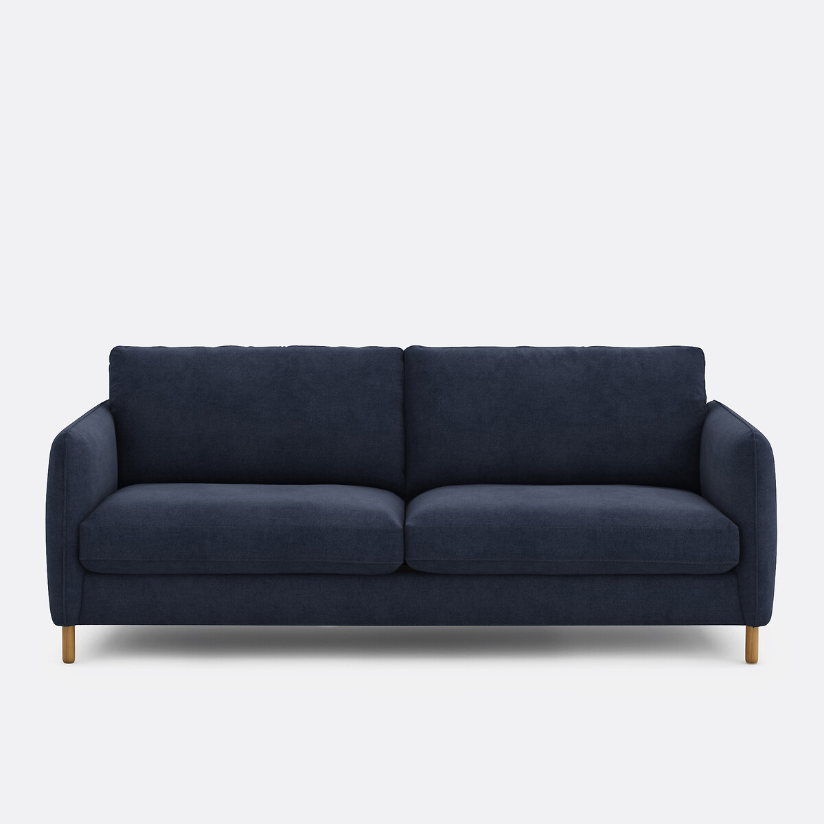 Τετραθέσιος καναπές με μελανζέ ταπετσαρία Μ95xΠ205xΥ86cm