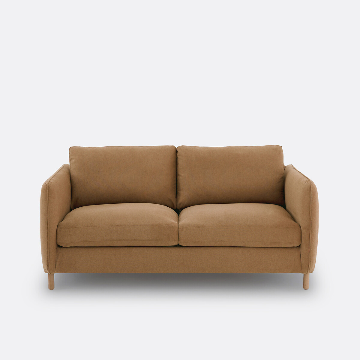 Τριθέσιος καναπές-κρεβάτι με μελανζέ ταπετσαρία Μ95xΠ165xΥ86cm