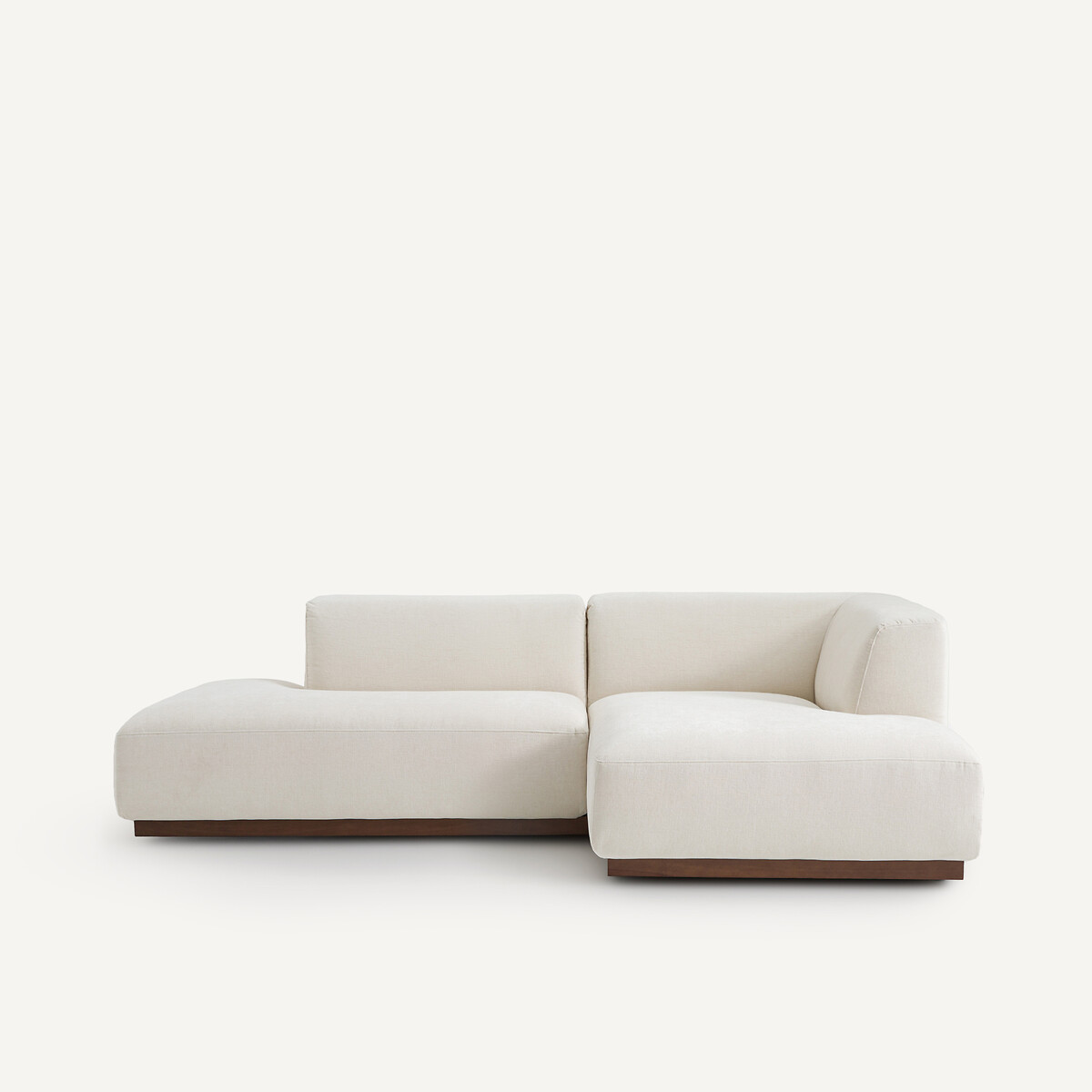 Γωνιακός δεξιός καναπές με σενίλ ταπετσαρία, Jacopo