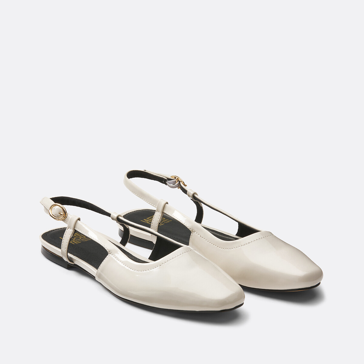 Μπαλαρίνες λουστρίνι slingback