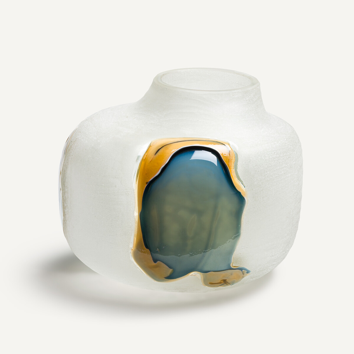 AM.PM Βάζο από φυσητό γυαλί Υ19 εκ. Μ23xΠ23xΥ19cm