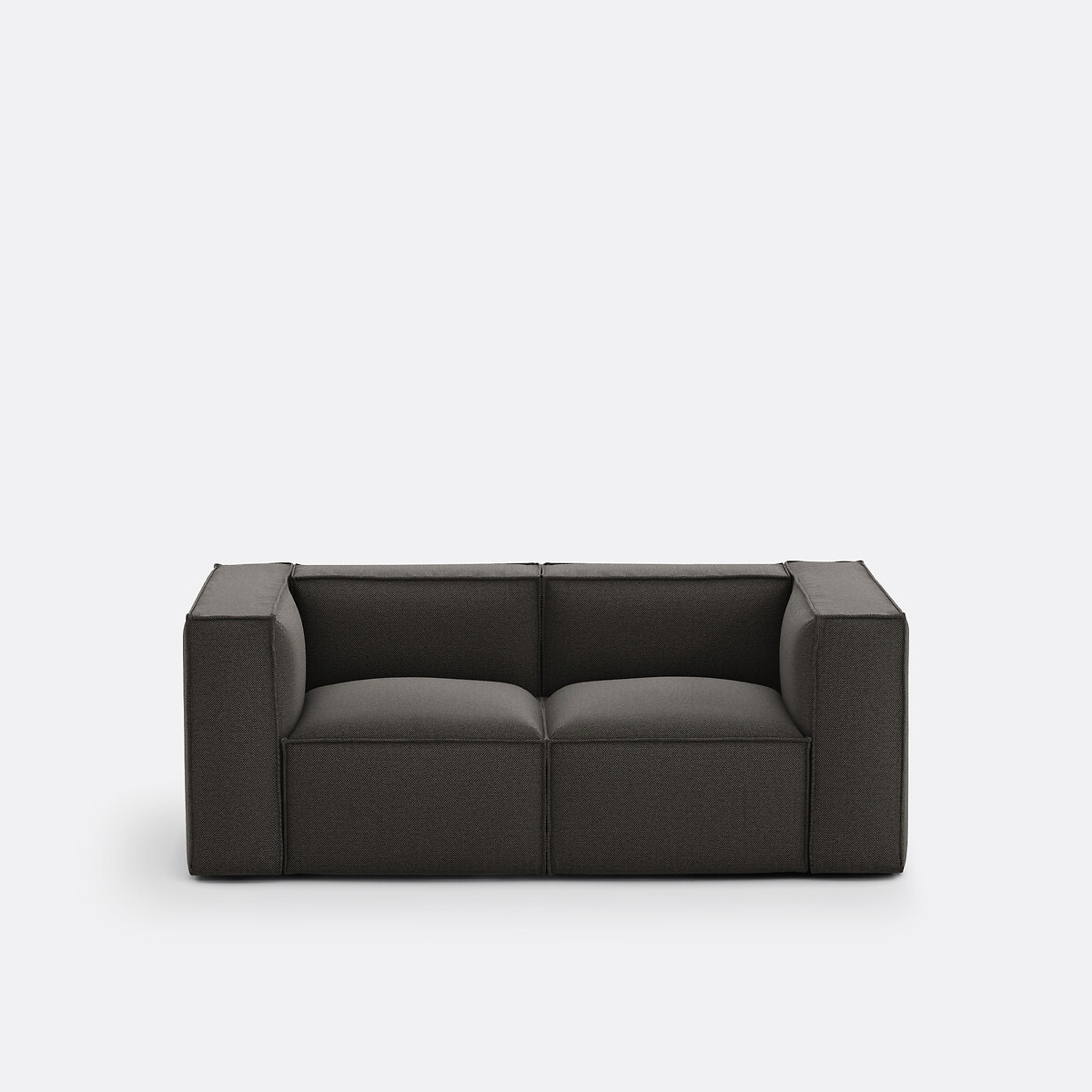 La Redoute Interieurs Σύνθεση καναπέ 2 θέσεων με ανάγλυφη ταπετσαρία Μ95xΠ190xΥ71cm