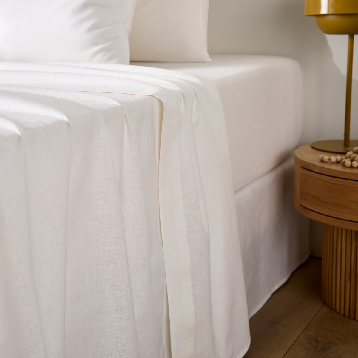 Σεντόνι από προπλυμένο βαμβάκι λινό 180x290 cm