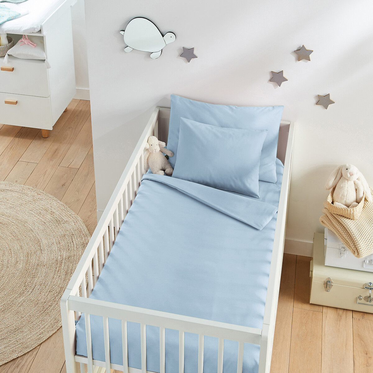 Βαμβακερή παιδική παπλωματοθήκη 80x120 cm