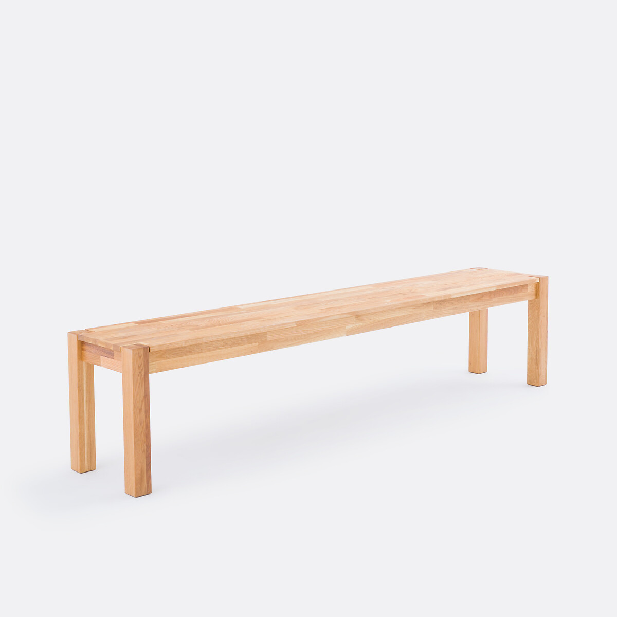 La Redoute Interieurs Πάγκος από μασίφ ξύλο δρυ Π200 εκ. Μ37xΠ200xΥ45cm