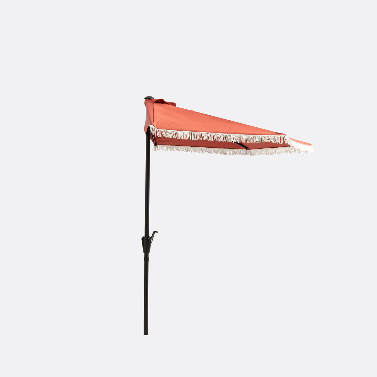 La Redoute Interieurs Μισή ομπρέλα μπαλκονιού με κρόσσια Μ135xΠ270xΥ235cm