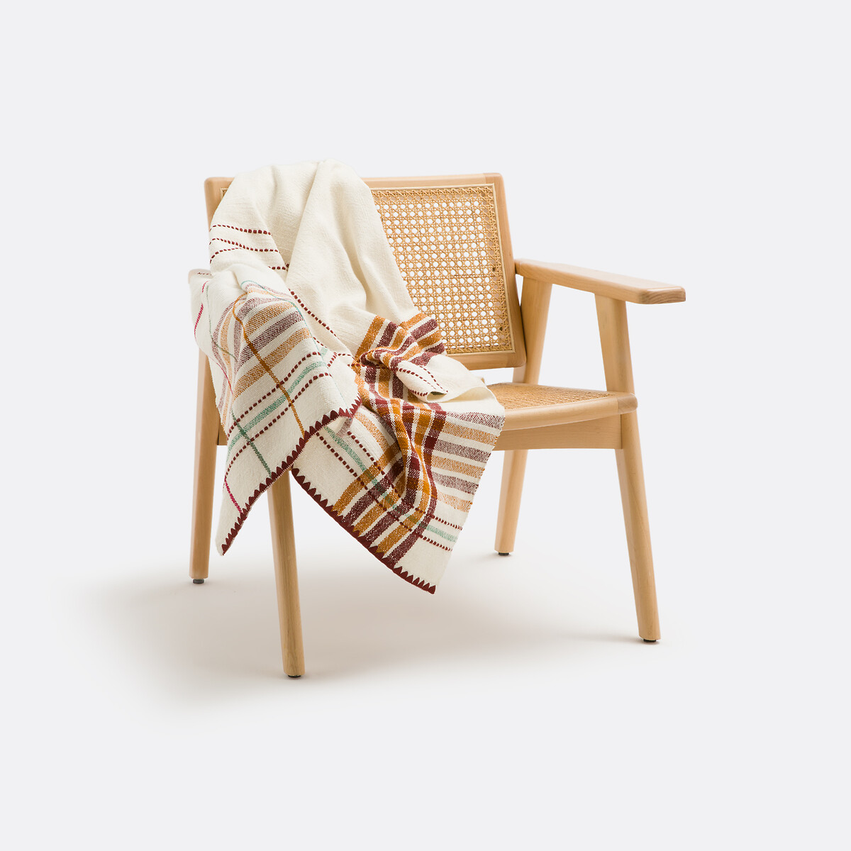 Βαμβακερό τραπεζομάντηλο νηματοβαφή 130x170 cm