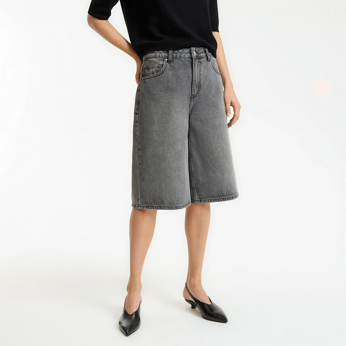 La Redoute Collections Τζιν βερμούδα