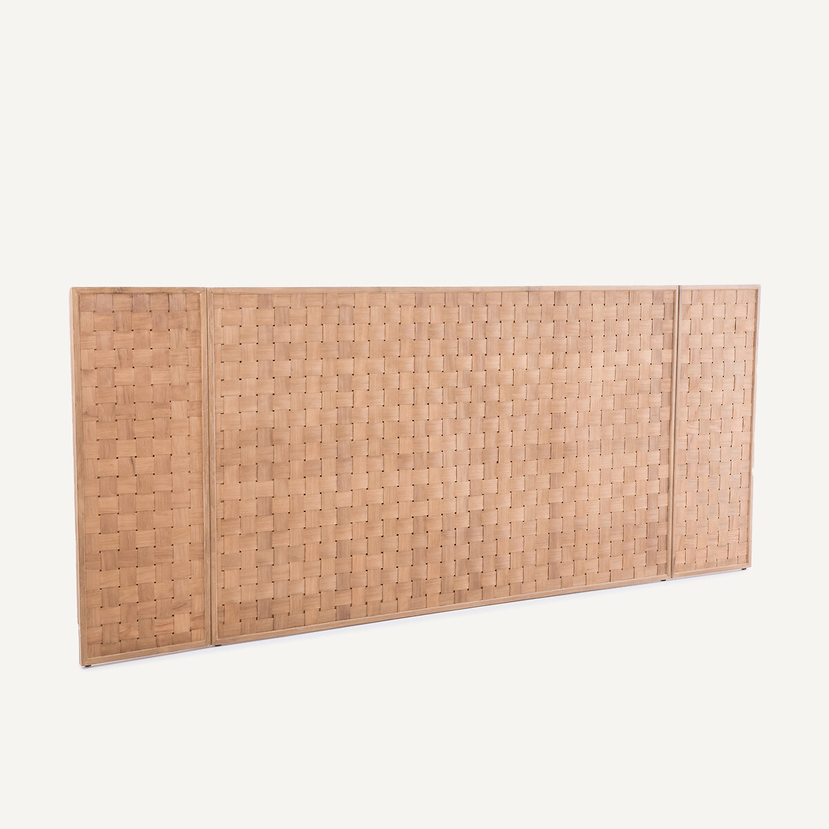Κεφαλάρι κρεβατιού από ξύλο τικ Μ60xΠ180xΥ46cm