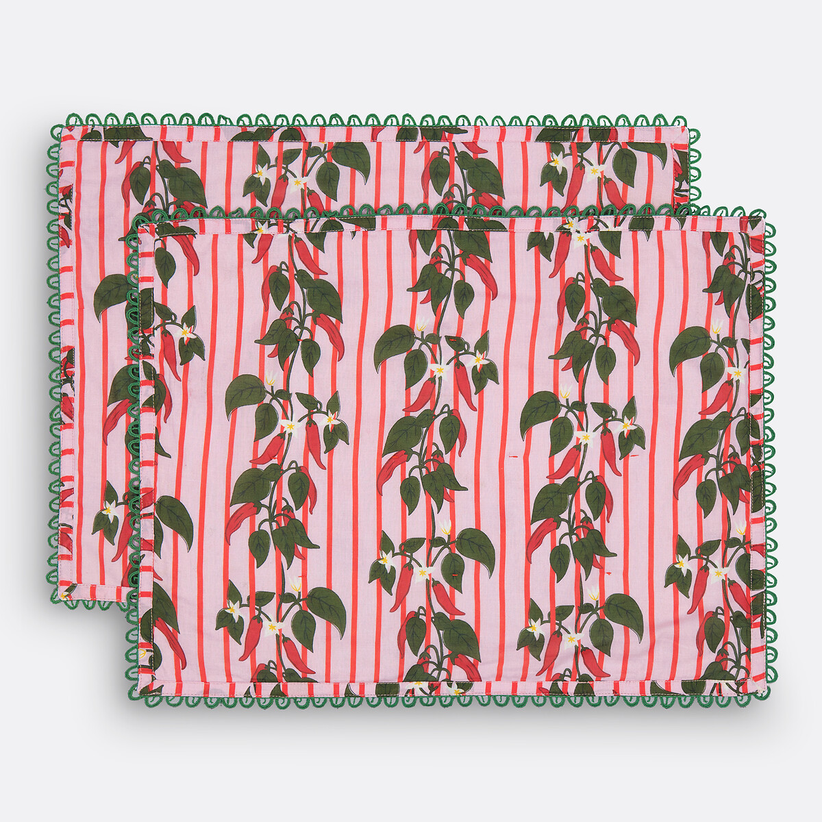 Σετ 2 υφασμάτινα σουπλά – Chili One size