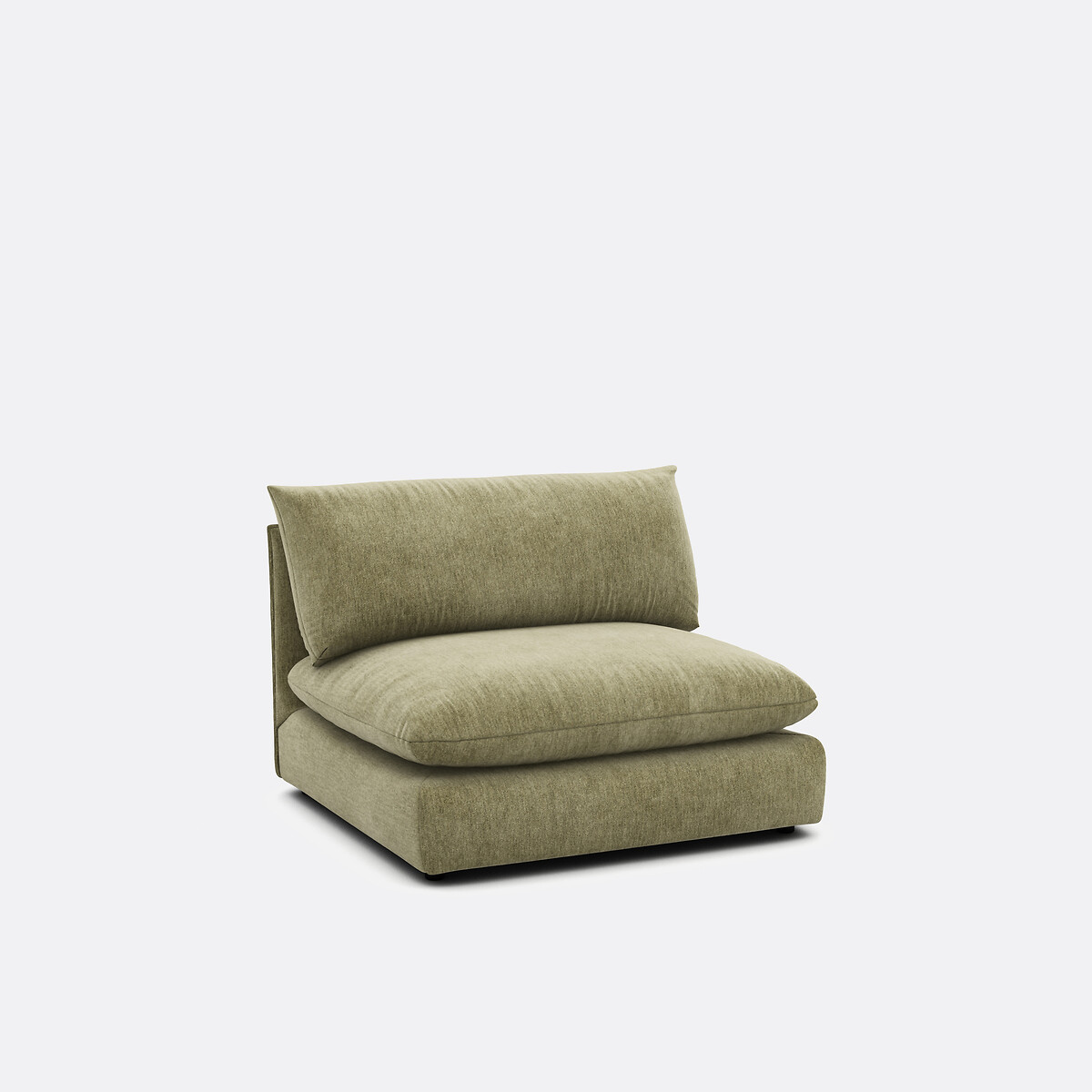 Πολυθρόνα σύνθεσης καναπέ με μελανζέ ταπετσαρία από πολυέστερ Μ105xΠ117xΥ86cm