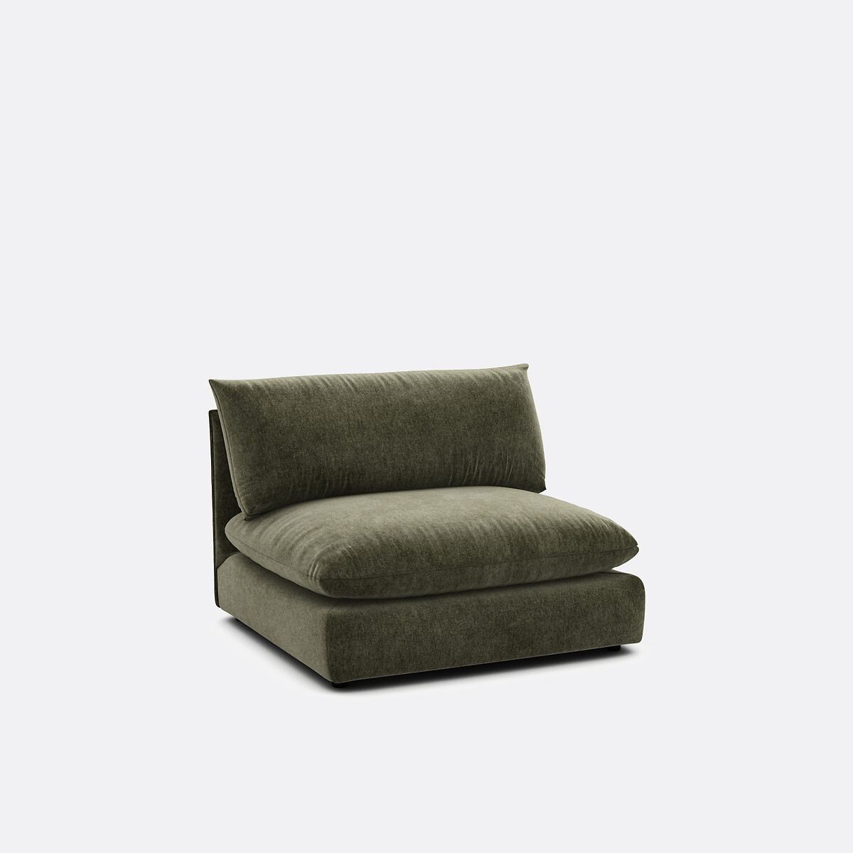 La Redoute Interieurs Πολυθρόνα σύνθεσης καναπέ με μελανζέ ταπετσαρία από πολυέστερ Μ105xΠ117xΥ86cm