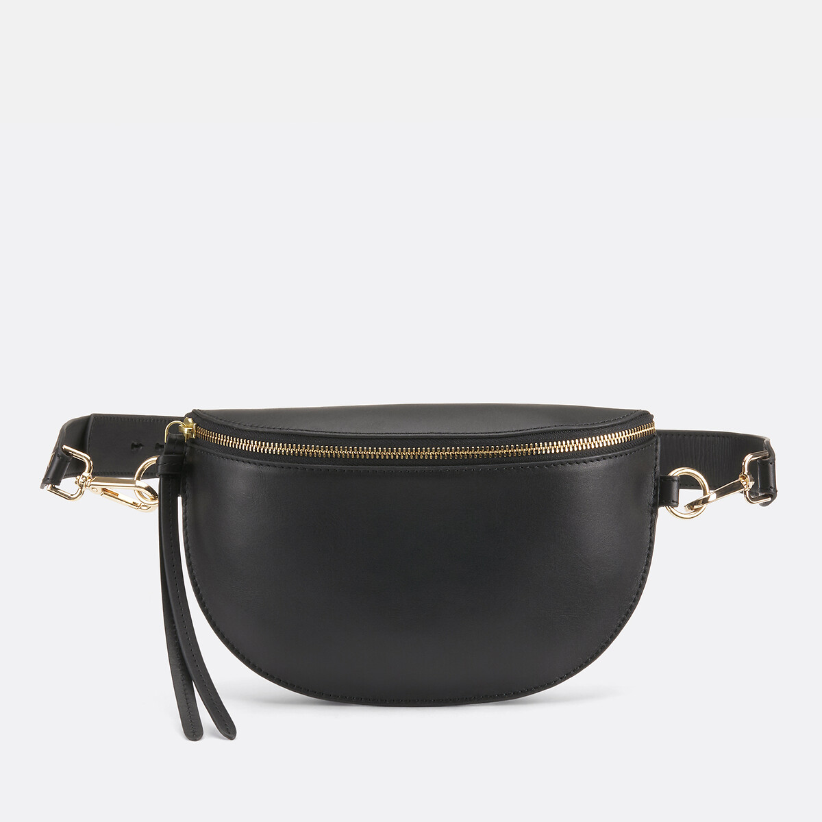 La Redoute Collections Δερμάτινη τσάντα μέσης